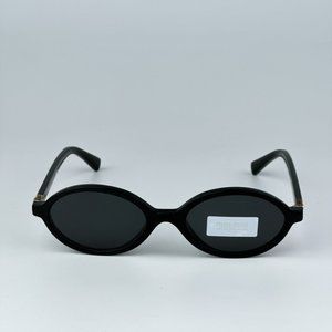 Miu Miu MU04ZS 1AB5S0 BRAND NEW Sunglasses Black Dark Grey Unisex